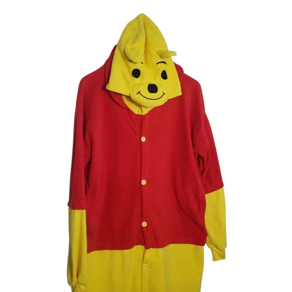 Winnie the Pooh Adult‎ Pajama Costume L Halloween - Picture 2 of 9